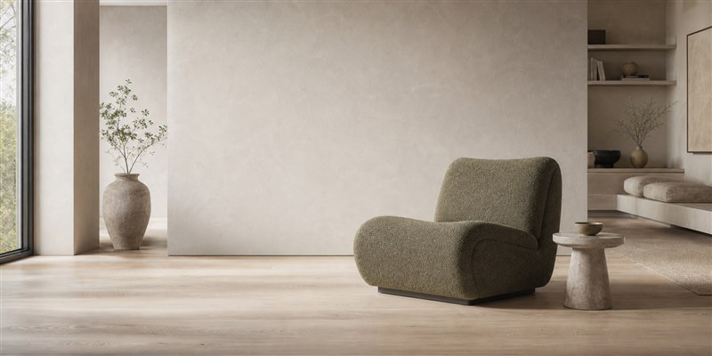 Contemporary interior showing a product visualization use case for custom AI solutions