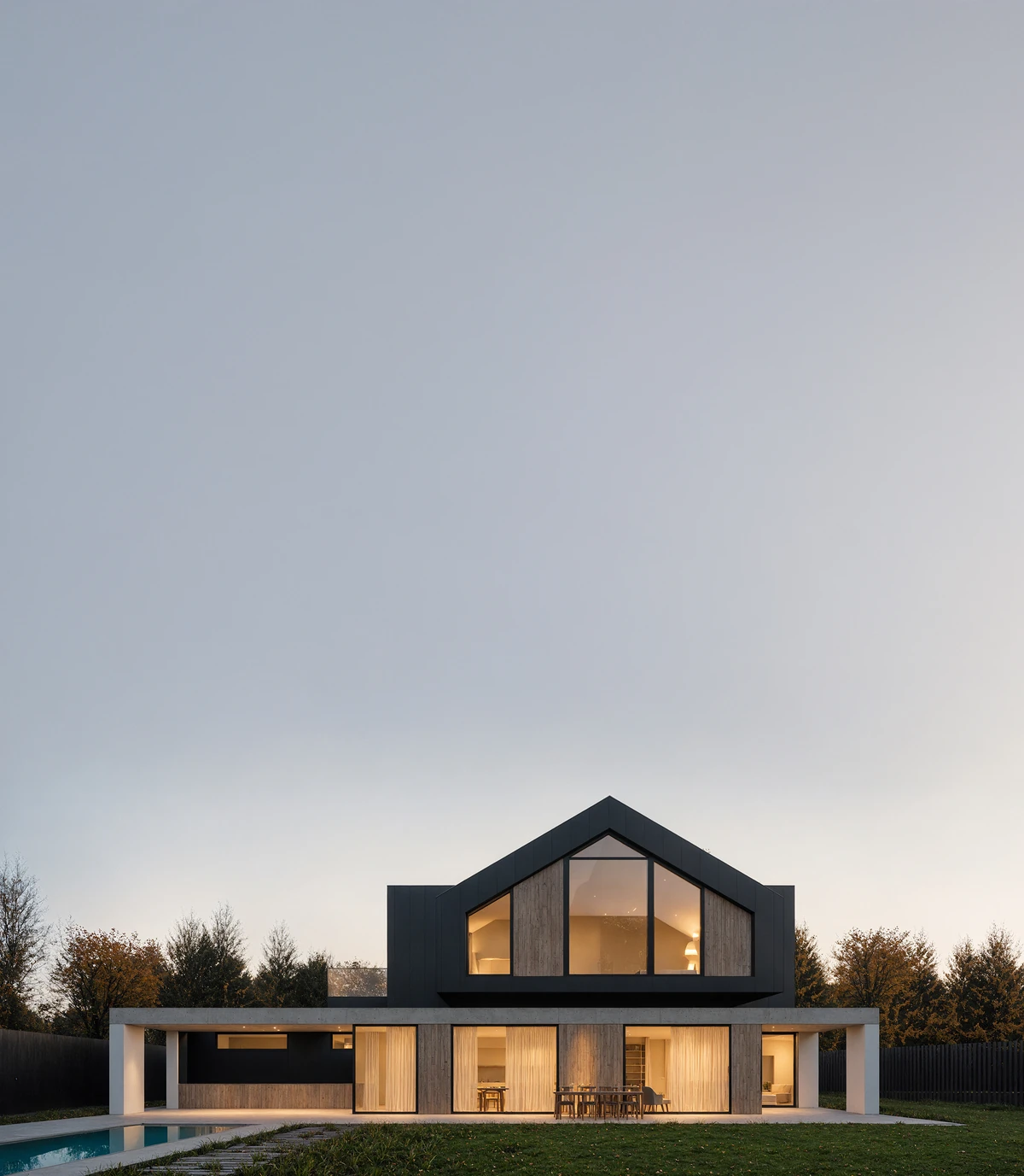 Detailed architectural AI render